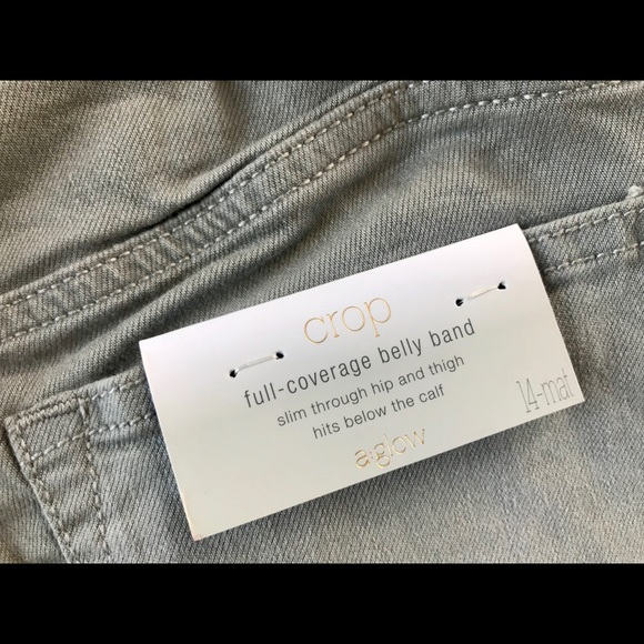 a:glow  Women’s 14 Crop Maternity Pants - Picture 7 of 8